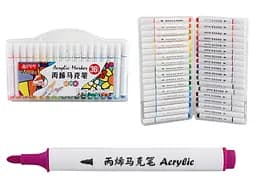 Набор скетчмаркеров акриловых Aodemei, 36 цветов, пластиковый бокс, 6128-36M