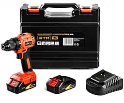 Аккумуляторный бесщеточный шуруповерт GTM DS18/50BL + 2 АКБ и ЗУ в кейсе (DS18/50BL)
