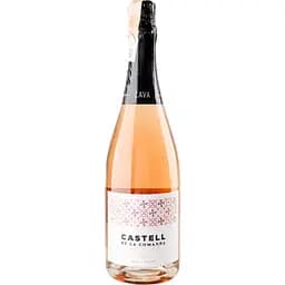 Игристое вино Castell De La Comanda Cava Brut Rose розовое движение 11.5% 0.75 л (784)