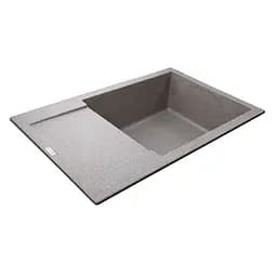 Гранітна мийка Globus Lux Malabi мокко 780x500мм 000023491, Сірий - мініатюра 3