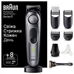 Машинка для стрижки Braun BeardTrimmer 7 BT7420 - мініатюра 5