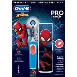 Уцінка. Дитяча електрична зубна щітка Oral-B Pro Kids Людина-Павук з футляром  - мініатюра 2
