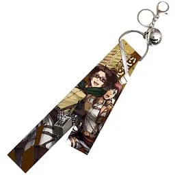 Брелок тканевый Атака титанов Ханджи Зоэ и Саша Браус Attack on Titan Hange Zoë and Sasha Braus 10 см