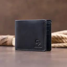 Чоловічий шкіряний гаманець Grande Pelle 11.5х9х1 см acs0014982 - мініатюра 6