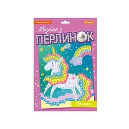Дитячий набір для творчості "Мозаїка з перлин єдиноріг" Апельсин НТ-38-03