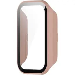 Чохол-накладка DK CDK Пластик Gloss Glass Full Cover для Xiaomi Mi Band 8 Active (015558) (pink)