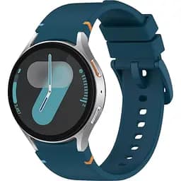 Силіконовий ремінець BeCover Tape для Samsung Galaxy Watch (20 mm) 3 41 mm/4 40mm-44mm/5 40-44mm/6 40-44mm/7 40-44mm Blue (712053)
