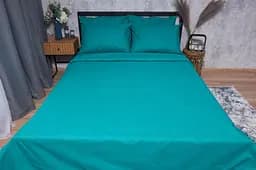 Комплект постільної білизни Moon&Star Бязь Gold Люкс Green Deep Дитячий 110x140 см наволочки 2x40x60 см - мініатюра 2