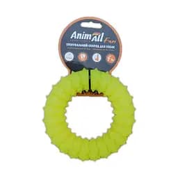 Игрушка AnimAll Fun кольцо с шипами желтое 12 см