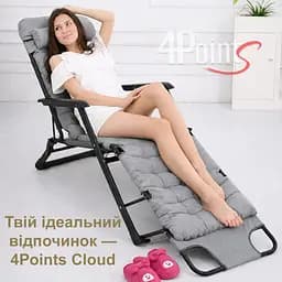 Шезлонг 4Points Cloud з подушкою-підголівником та матрасом - мініатюра 9