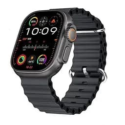 Смарт-годинник Smart Watch HK10 Ultra 3 49 мм з AMOLED Full HD екраном і з 2 додатковими ремінцями в комплекті Чорний - мініатюра 3