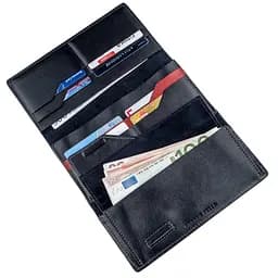 Жіночий шкіряний гаманець-клатч Grande Pelle 10х20х3 см acs0015909 - мініатюра 4