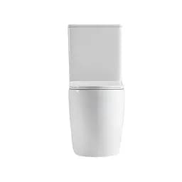 Унітаз підлоговий Qtap Robin New Ultra Quiet безобідковий з сидінням Soft-close White QT13226083AW, Білий - мініатюра 3