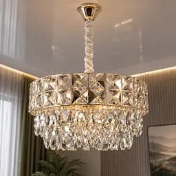 Кришталева люстра Splendid Ray L93299/600/11 (SGD) золото, 11 ламп E14