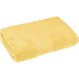 Рушник махровий Home Line з бордюром 500 г/м² 90х50 см жовтий (165680)