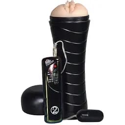 Мастурбатор You2Toys Pussy to Go з вібрацією тілесний