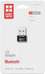 Адаптер Bluetooth v5.3 USB, чорний Colorway - мініатюра 5