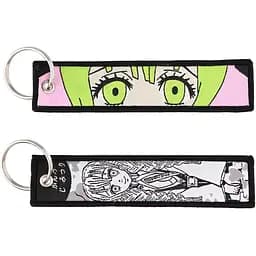 Брелок тканевый Клинок рассекающий демонов Мицури Канроджи Demon Slayer Mitsuri Kanroji 10 см