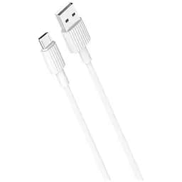 Кабель XO microUSB NB156 2.4A/1m White