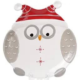 Тарелка BonaDi керамическая Сова в шапке 27.8х25.3 см в. – 3.5 см kuh0009314