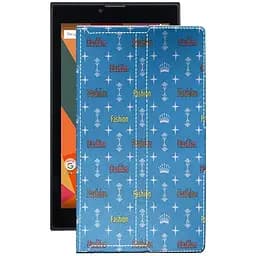 Чохол StatusCASE з екошкіри для планшету Bravis NB76 Фешн блакитний