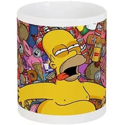 Кухоль GeekLand Гомер Сімпсони The Simpsons 330 мл білий - мініатюра 3