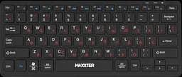 Клавіатура бездротова Maxxter KBW-C01B-UA Black