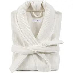 Халат Lotus Home Bold New off white махровый 2XL белый (svt-2000022347907)