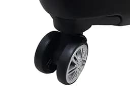 Валіза середня M ABS-пластик Worldline Airtex 652 69×45×29см 88л Чорний - мініатюра 6