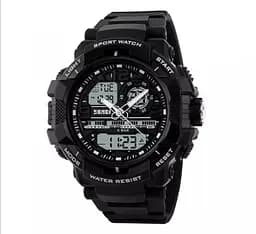 Чоловічий наручний годинник Skmei 1164 (Чорний)