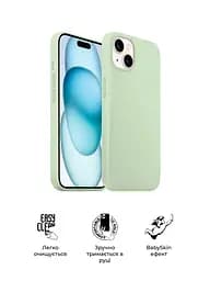 Силиконовый чехол с MagSafe для Apple iPhone 15, ICON2 MagCase, зеленый, противоударный, панель с мягкой подкладкой, защита всего корпуса, поддержка беспроводной зарядки, совместим с защитными стеклами и пленками, ArmorStandart (ARM77010) - мініатюра 3