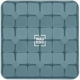 Миска-килимок для собак та котів Waudog Silicone для пошуку корму 205х205х17 мм сірий