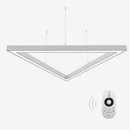 Керований світлодіодний світильник X-LED 90Вт Трикутник (3x680) LSNTri-90d