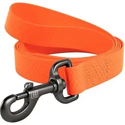 Повідець для собак Waudog Waterproof, водостійкий, M, 122х2 см, помаранчевий