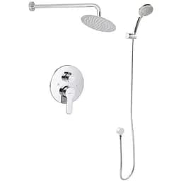 Душова система прихованого монтажу Zerix LR2403-2 LL1210, Хром