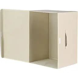 Ящик для зберігання МВМ My Home (MVM) з кришкою TH-07 XL 50х35х31 см кремовий (TH-07 XL CREAM) - мініатюра 4