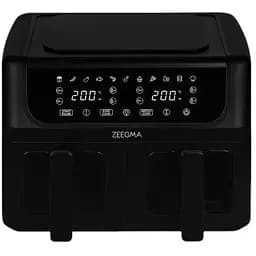 Аэрофритюрница двухкамерная Zeegma Dual 9 л Black