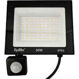 Прожектор вуличний LED Brille з датчиком руху HL-59P/50W NW IP65, 33-902