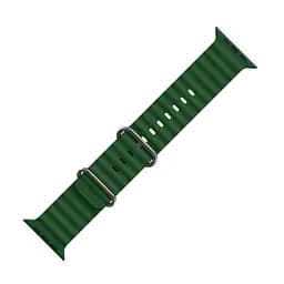 Ремінець силіконовий Hoco iWatch WA12 marine double buckle 38/40/41 mm alfalfa - мініатюра 2