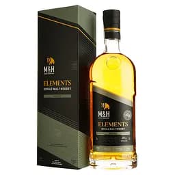 Виски M&H Elements Peated Single Malt Whisky 46% 0.7 л в подарочной коробке