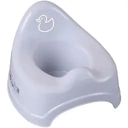 Дитячий горщик Tega Baby Каченя з музикою світло-сірий