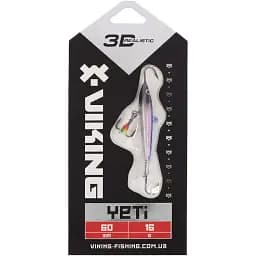 Балансир Viking Fishing Yeti Ice Jig 60mm 16.0g #1 Blue Glam - мініатюра 2