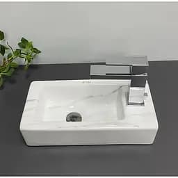 Умивальник VBI Komo L calcatta накладний підвісний VBI-015620, Мармур