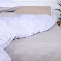 Простыня MirSon Ranforce Elite 17-4776 Annecy 110х160 см серая (2200008964634)