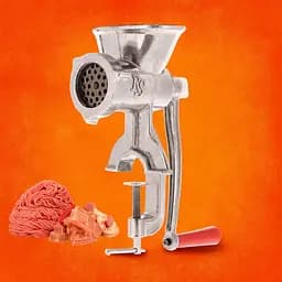 Мясорубка ручная большая с насадкой для колбас Харьков-102 высокая производительность 33 кг/ч, RS 83430