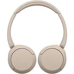 Навушники Sony On-ear WH-CH520 BT 5.2 SBC AAC Wireless Mic бежеві - мініатюра 3