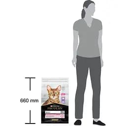 Сухий корм для дорослих котів з чутливим травленням Purina Pro Plan Adult 1+ Delicate Digestion, з індичкою, 10 кг (12434342) - мініатюра 4