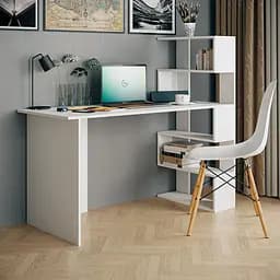 Стіл комп'ютерний Moreli Moreli Christer  1416х1226х600 мм Білий (zg-s15-white) - мініатюра 3
