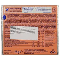 Вафлі Manner Neapolitaner Hazelnut з горіховим кремом 75 г - мініатюра 3