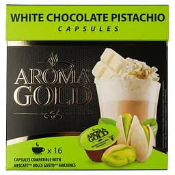 Кава в капсулах Aroma Gold White Chocolate Pistachio 256 г